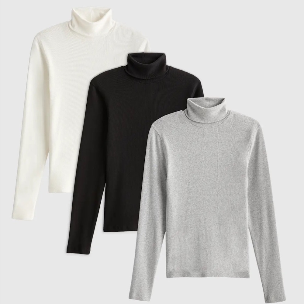 Quince 3 pack long sleeve turtleneck